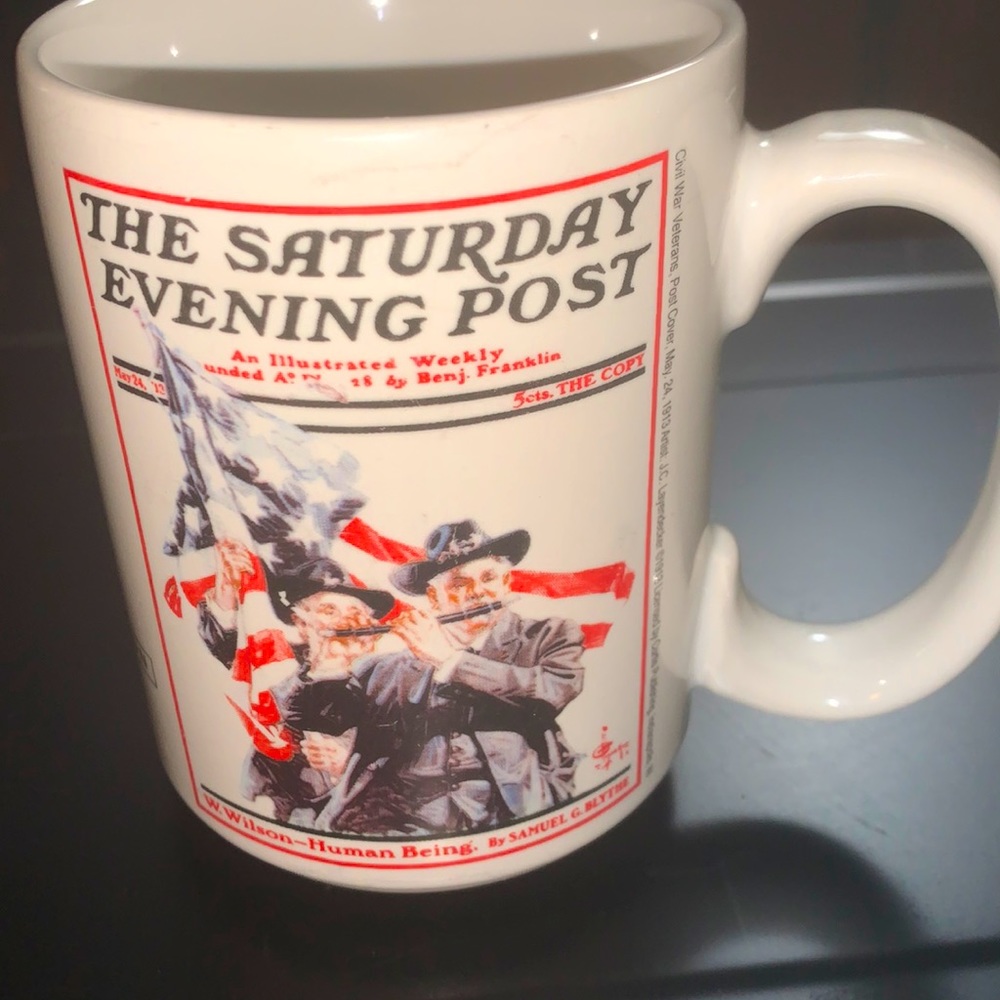 Norman Rockwell coffee mug